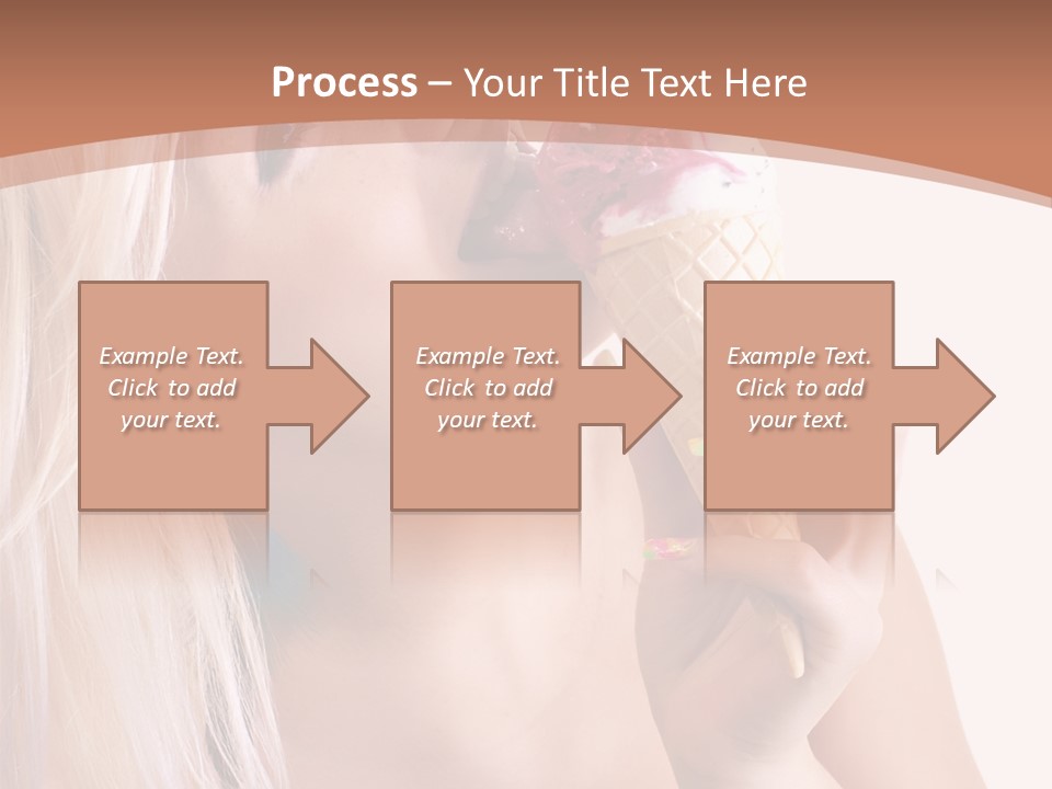 Waist Blond Caucasian PowerPoint Template