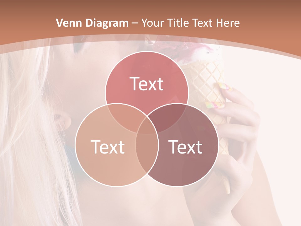 Waist Blond Caucasian PowerPoint Template