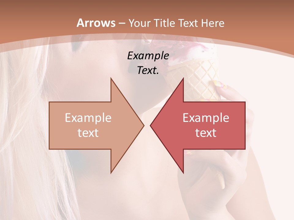 Waist Blond Caucasian PowerPoint Template