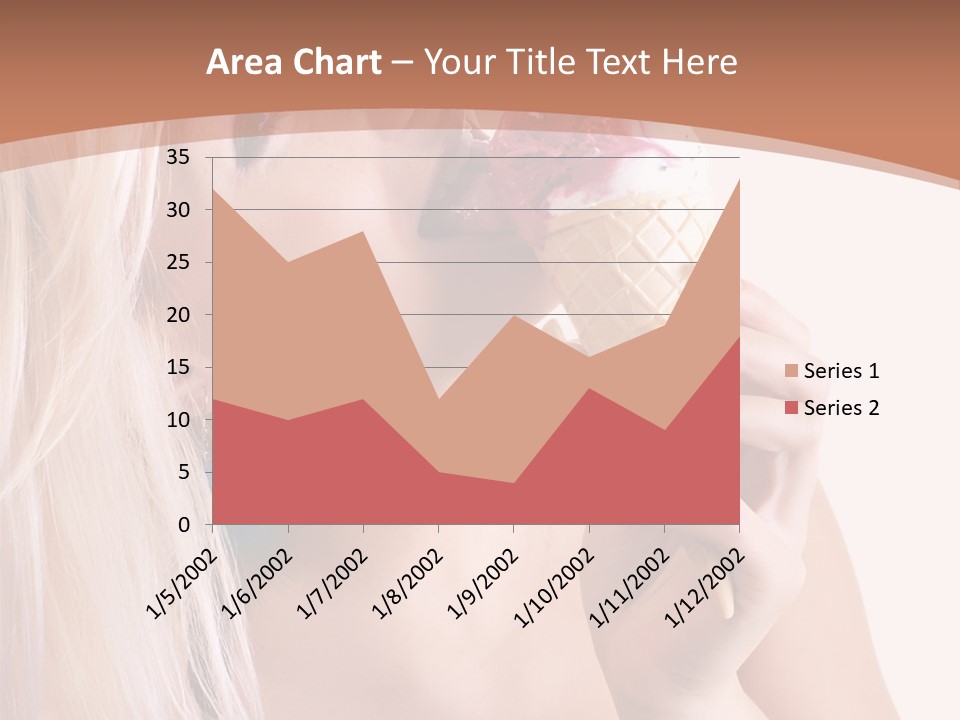 Waist Blond Caucasian PowerPoint Template