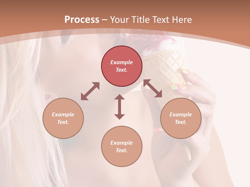 Waist Blond Caucasian PowerPoint Template