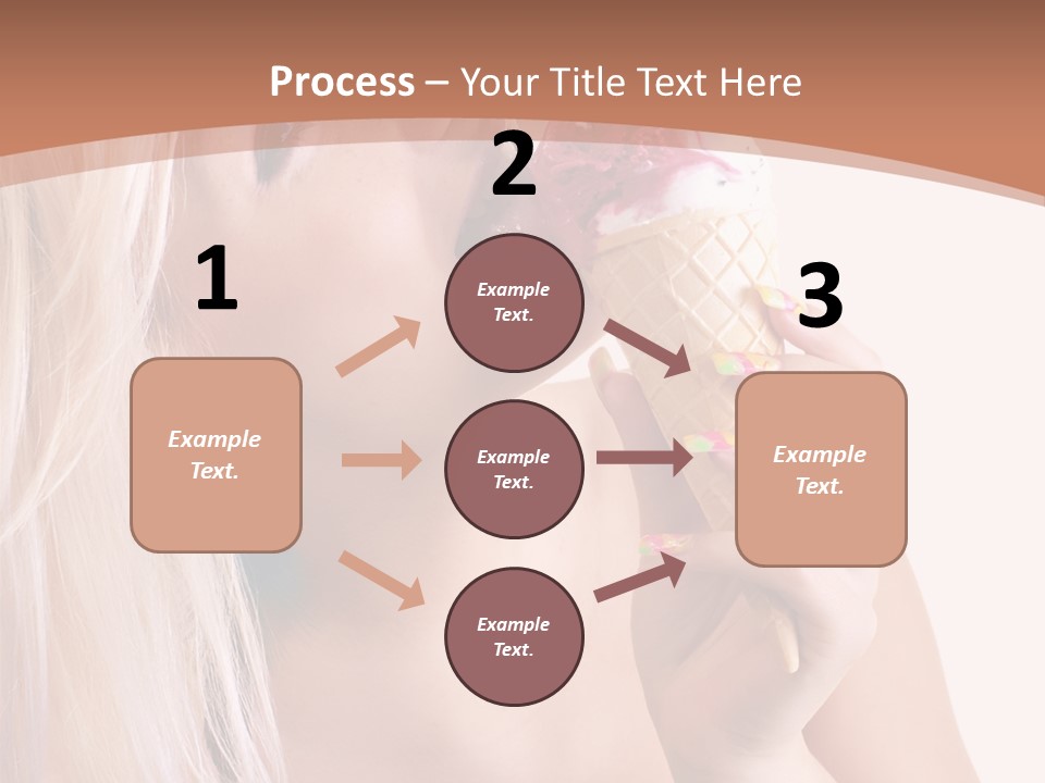 Waist Blond Caucasian PowerPoint Template