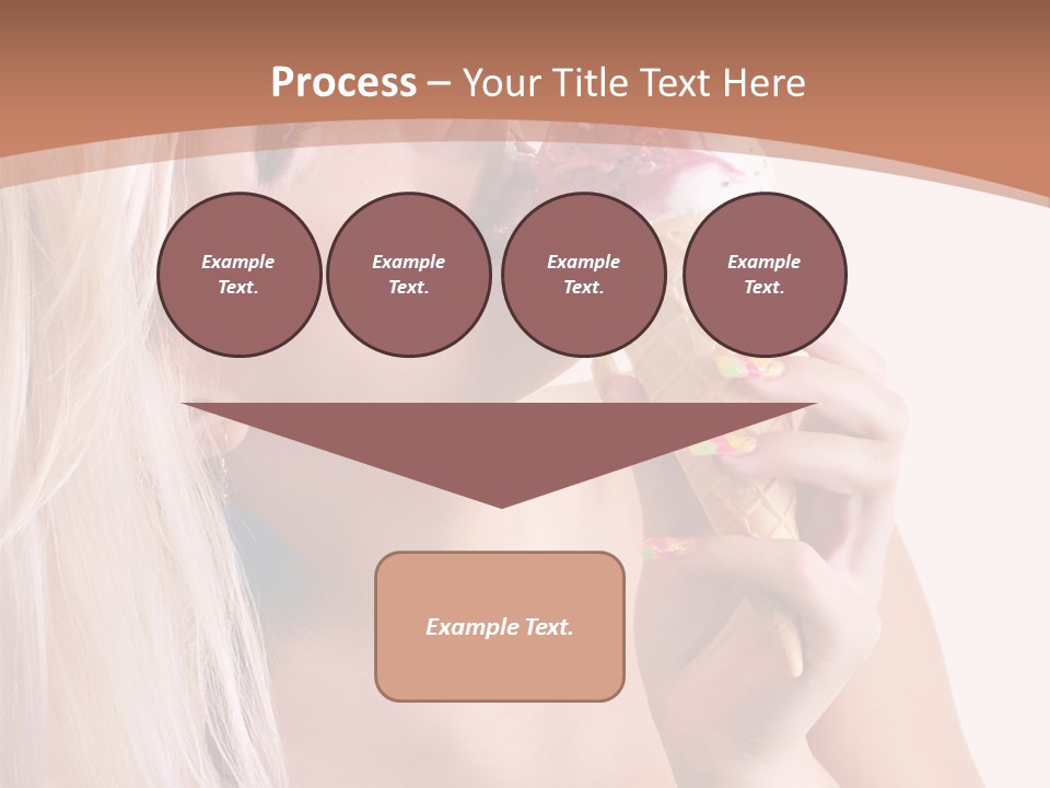 Waist Blond Caucasian PowerPoint Template