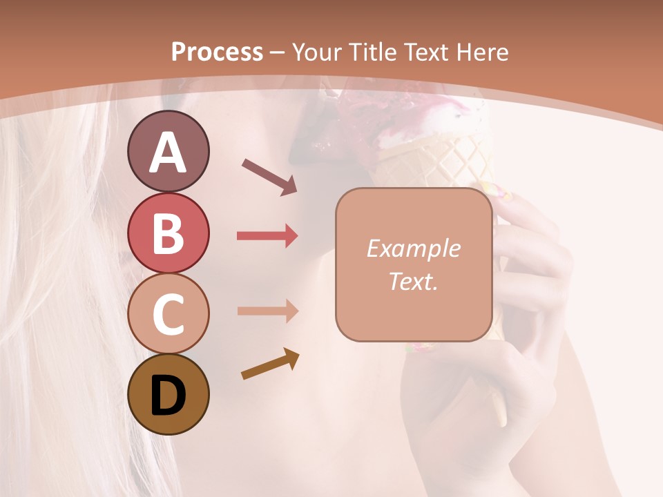 Waist Blond Caucasian PowerPoint Template