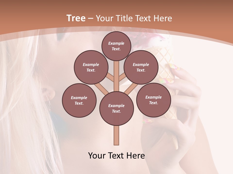 Waist Blond Caucasian PowerPoint Template