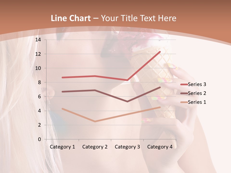 Waist Blond Caucasian PowerPoint Template