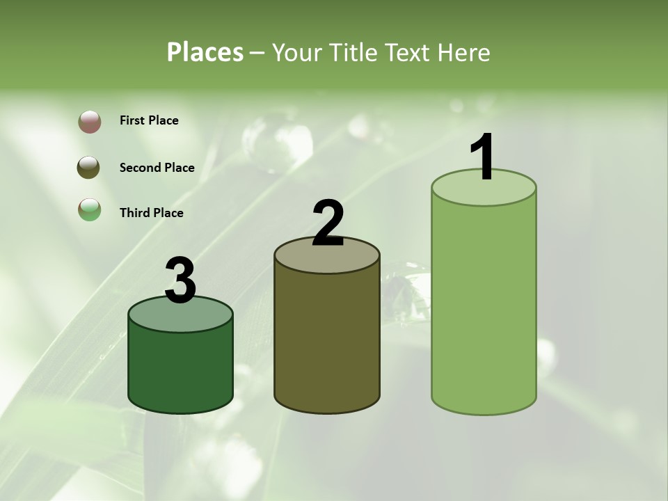 Grass Small Freshness PowerPoint Template