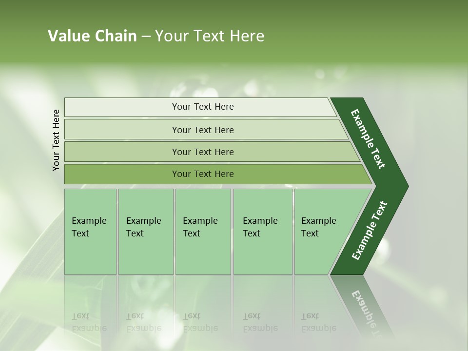 Grass Small Freshness PowerPoint Template