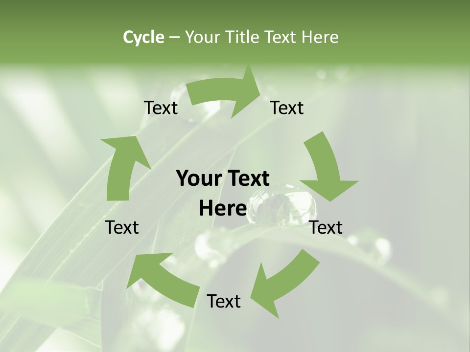 Grass Small Freshness PowerPoint Template