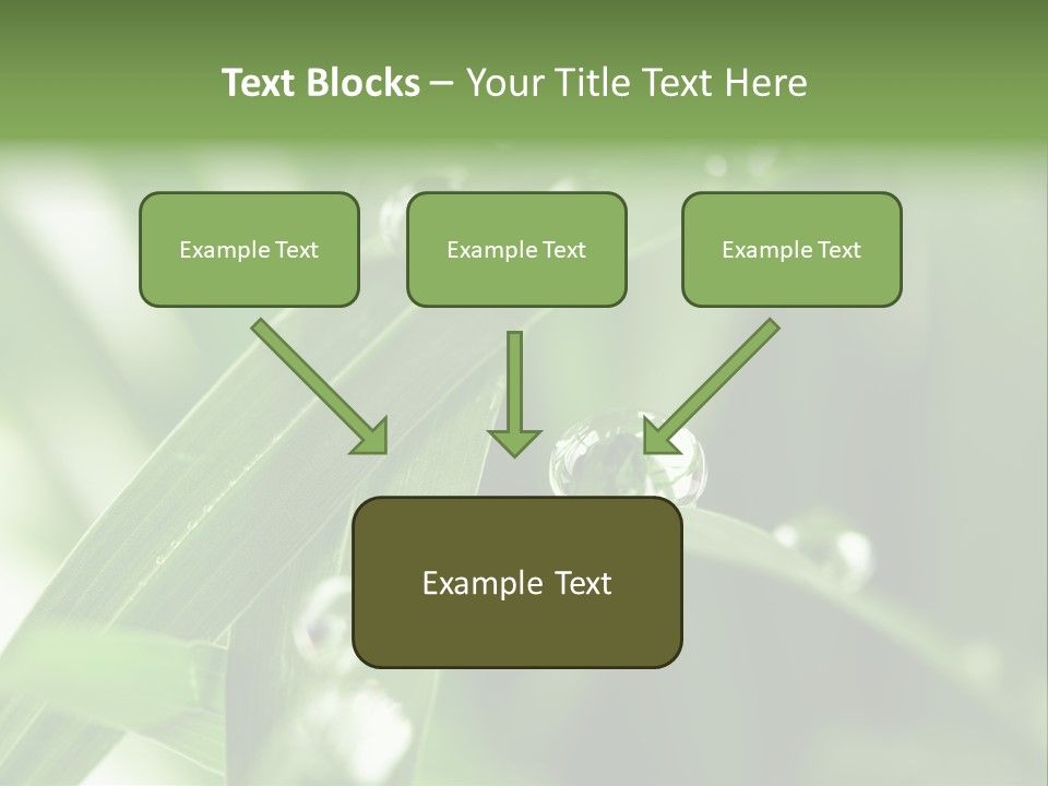Grass Small Freshness PowerPoint Template