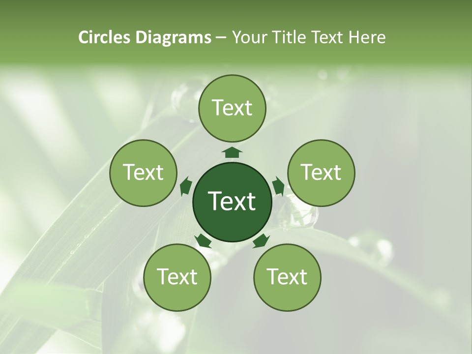 Grass Small Freshness PowerPoint Template