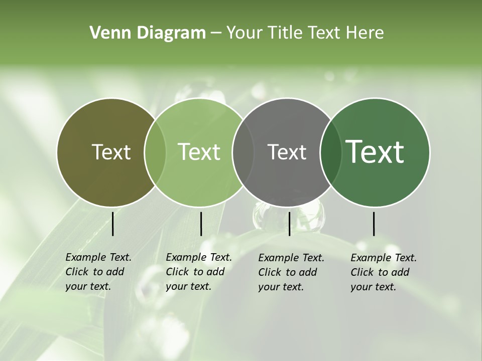 Grass Small Freshness PowerPoint Template