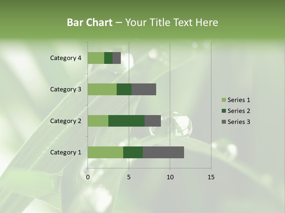 Grass Small Freshness PowerPoint Template