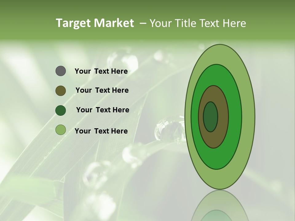 Grass Small Freshness PowerPoint Template