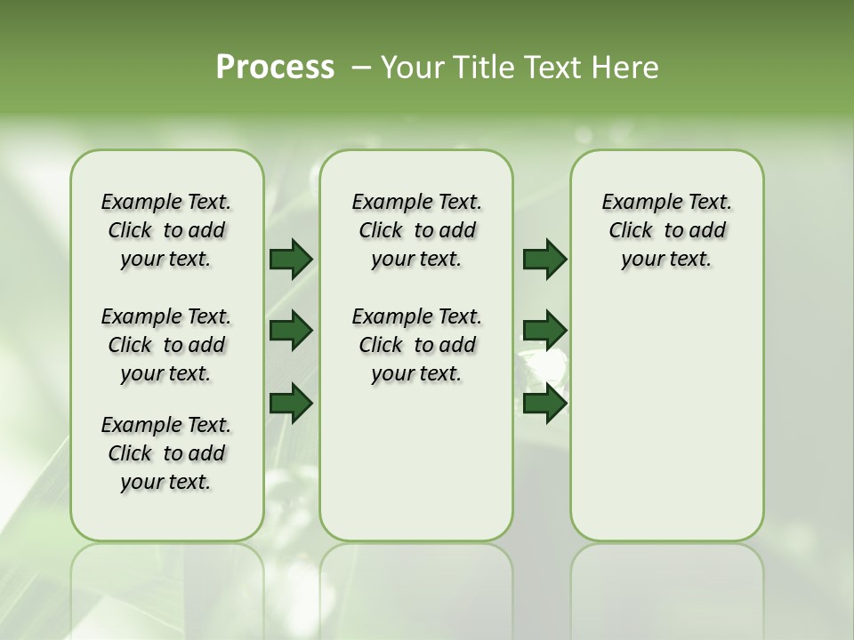 Grass Small Freshness PowerPoint Template