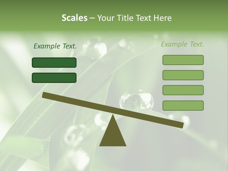 Grass Small Freshness PowerPoint Template