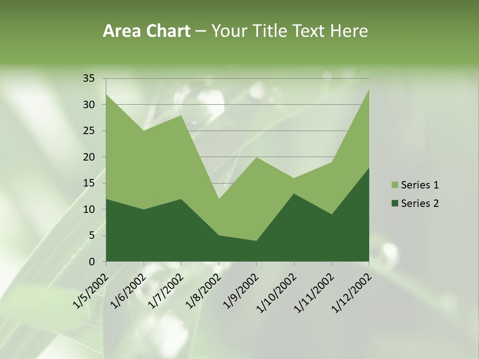 Grass Small Freshness PowerPoint Template