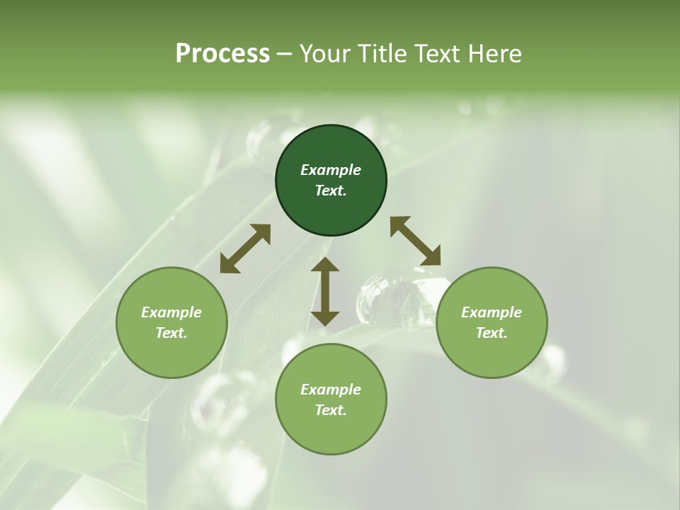 Grass Small Freshness PowerPoint Template