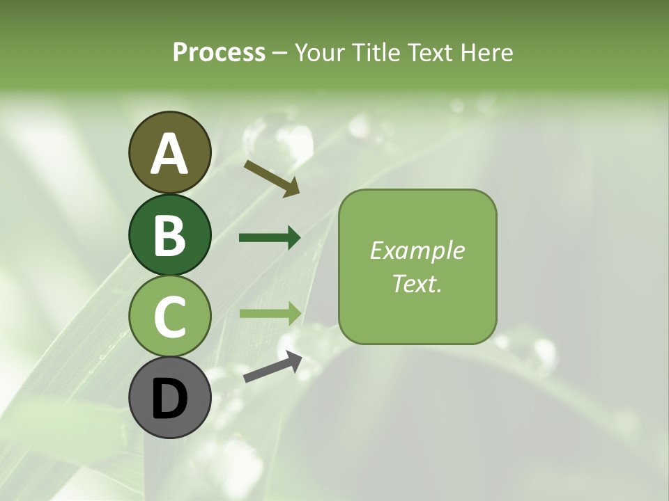 Grass Small Freshness PowerPoint Template