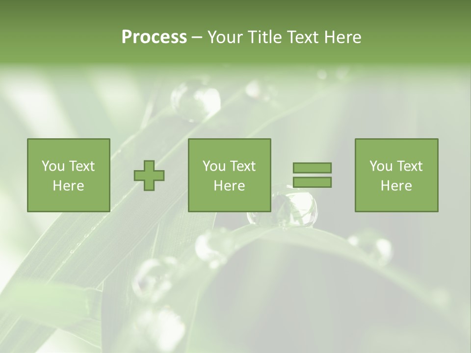 Grass Small Freshness PowerPoint Template