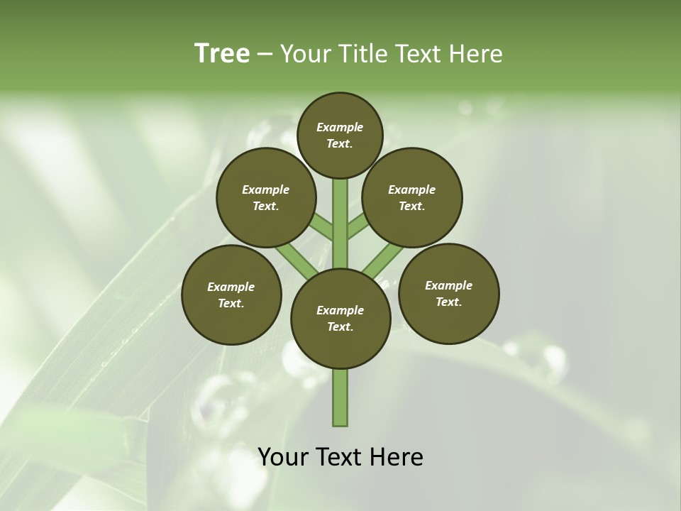 Grass Small Freshness PowerPoint Template