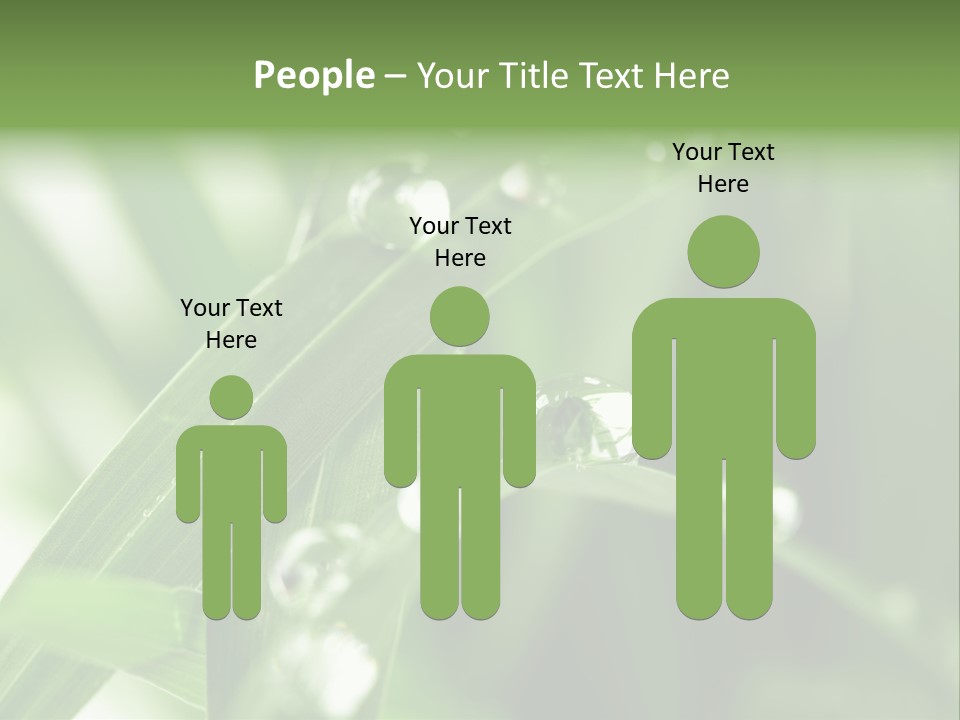 Grass Small Freshness PowerPoint Template