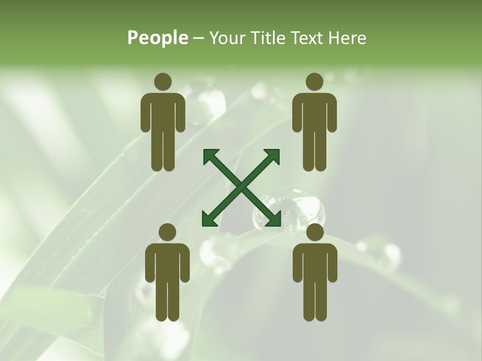 Grass Small Freshness PowerPoint Template