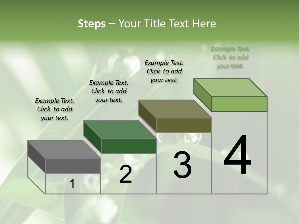 Grass Small Freshness PowerPoint Template