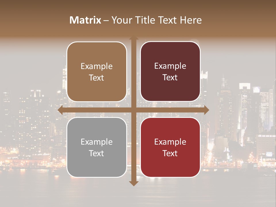 Square York Cloud PowerPoint Template