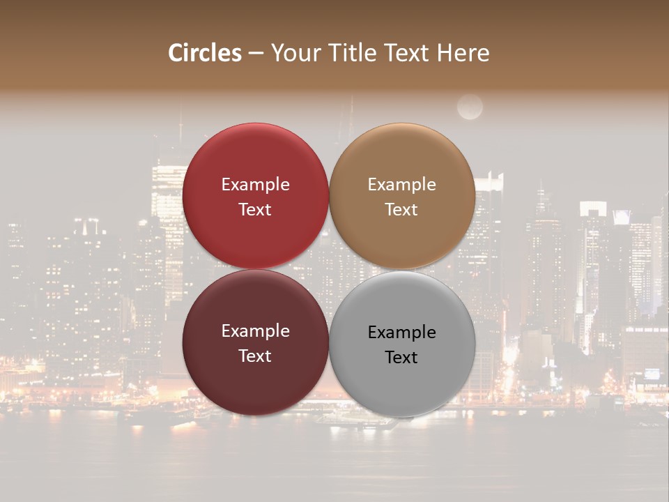 Square York Cloud PowerPoint Template