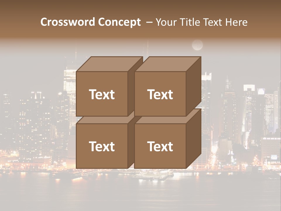 Square York Cloud PowerPoint Template