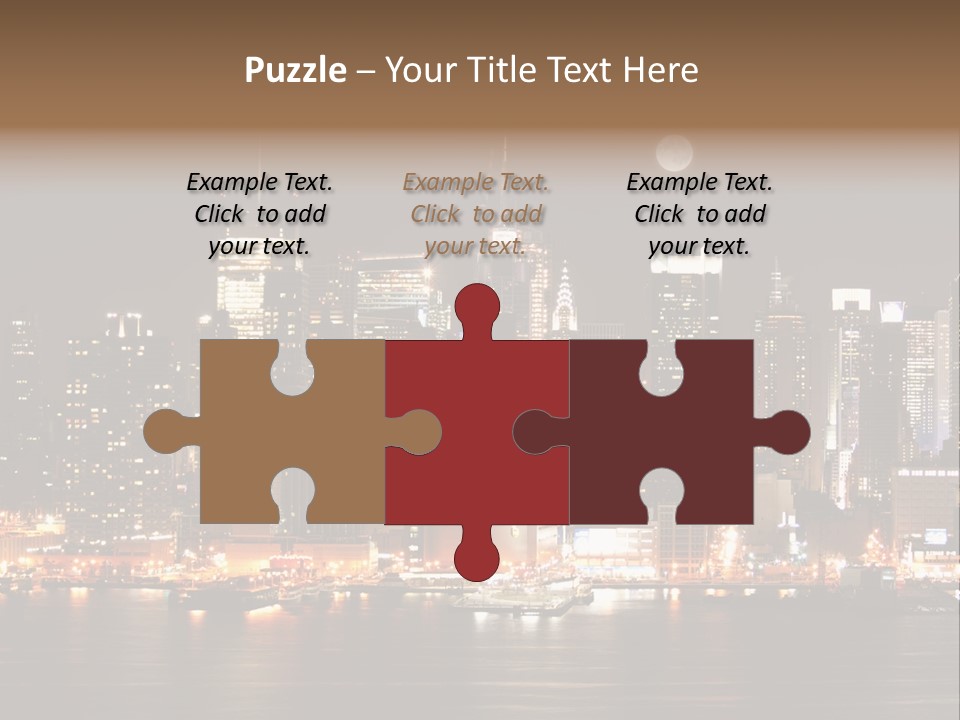 Square York Cloud PowerPoint Template