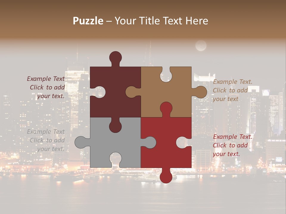 Square York Cloud PowerPoint Template