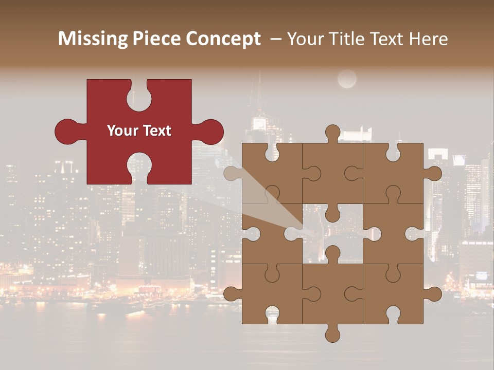 Square York Cloud PowerPoint Template