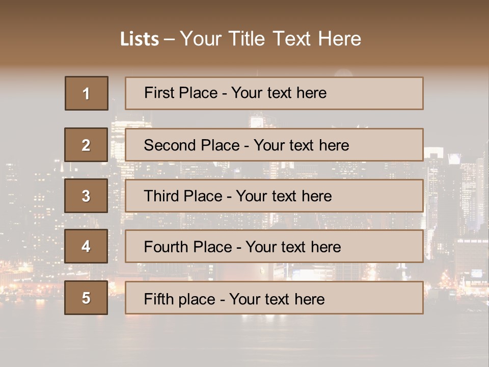 Square York Cloud PowerPoint Template