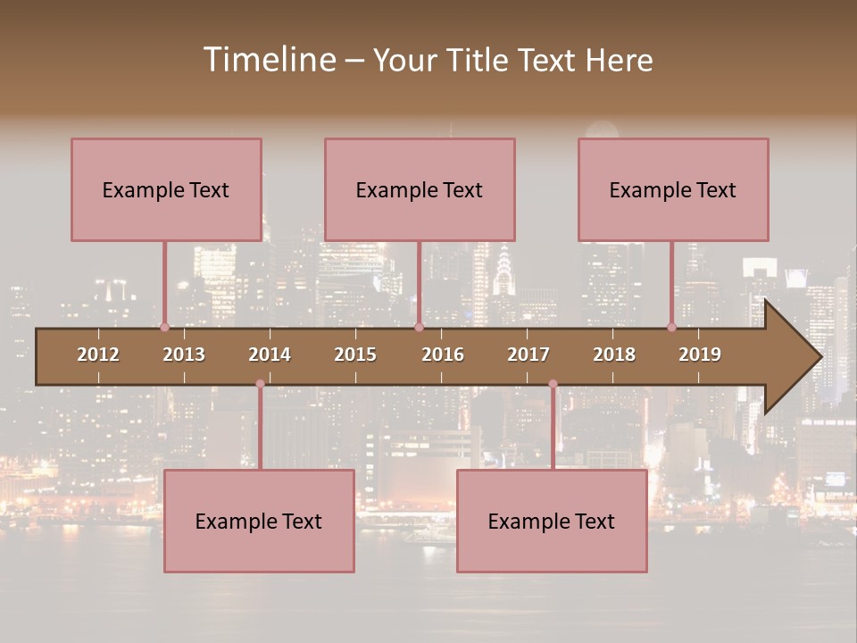 Square York Cloud PowerPoint Template