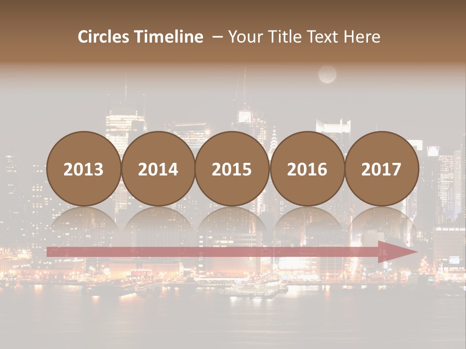 Square York Cloud PowerPoint Template