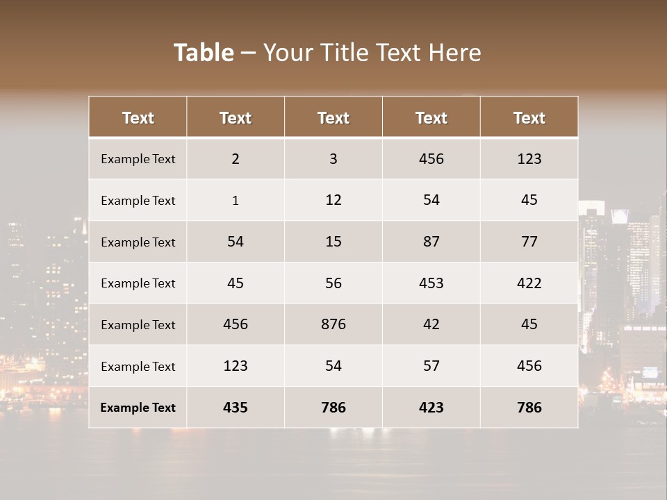 Square York Cloud PowerPoint Template