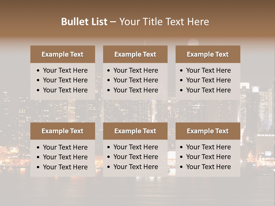 Square York Cloud PowerPoint Template