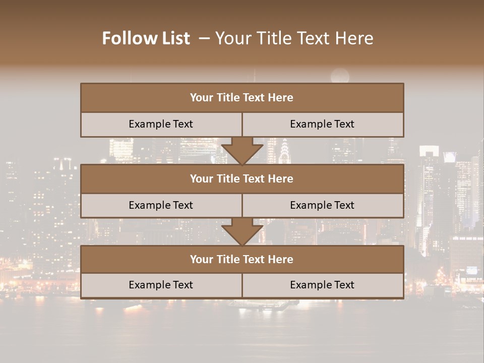 Square York Cloud PowerPoint Template