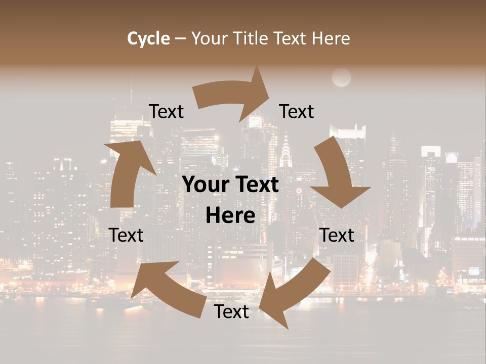 Square York Cloud PowerPoint Template