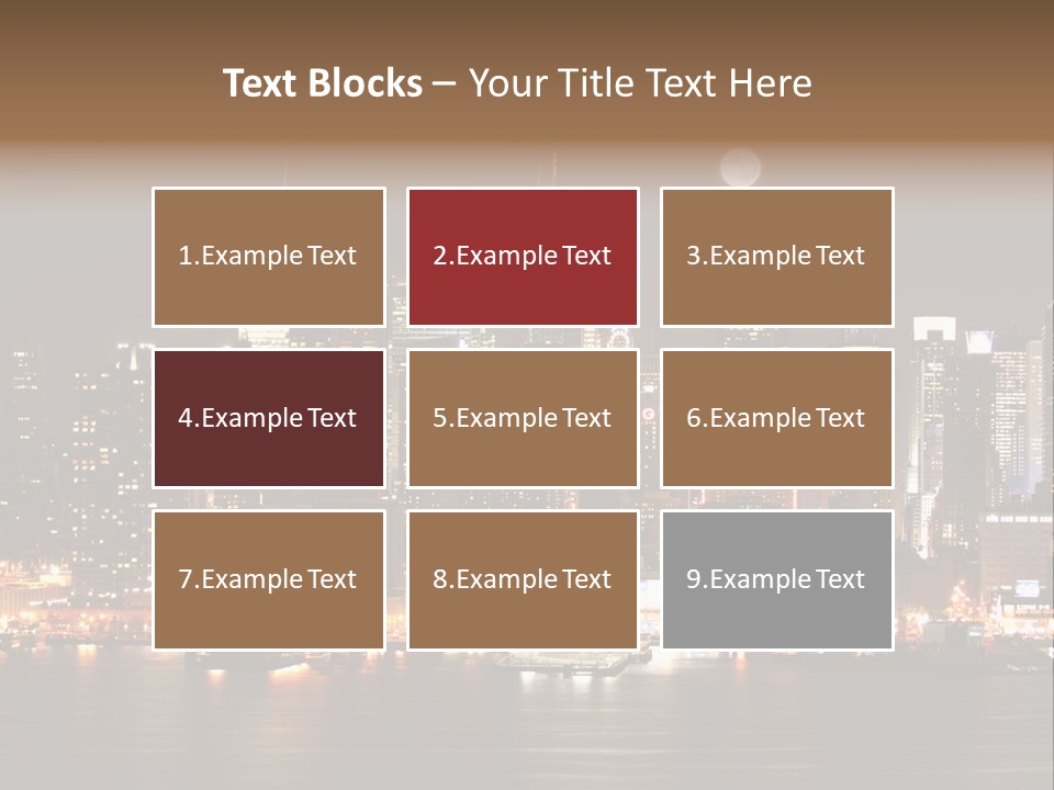 Square York Cloud PowerPoint Template