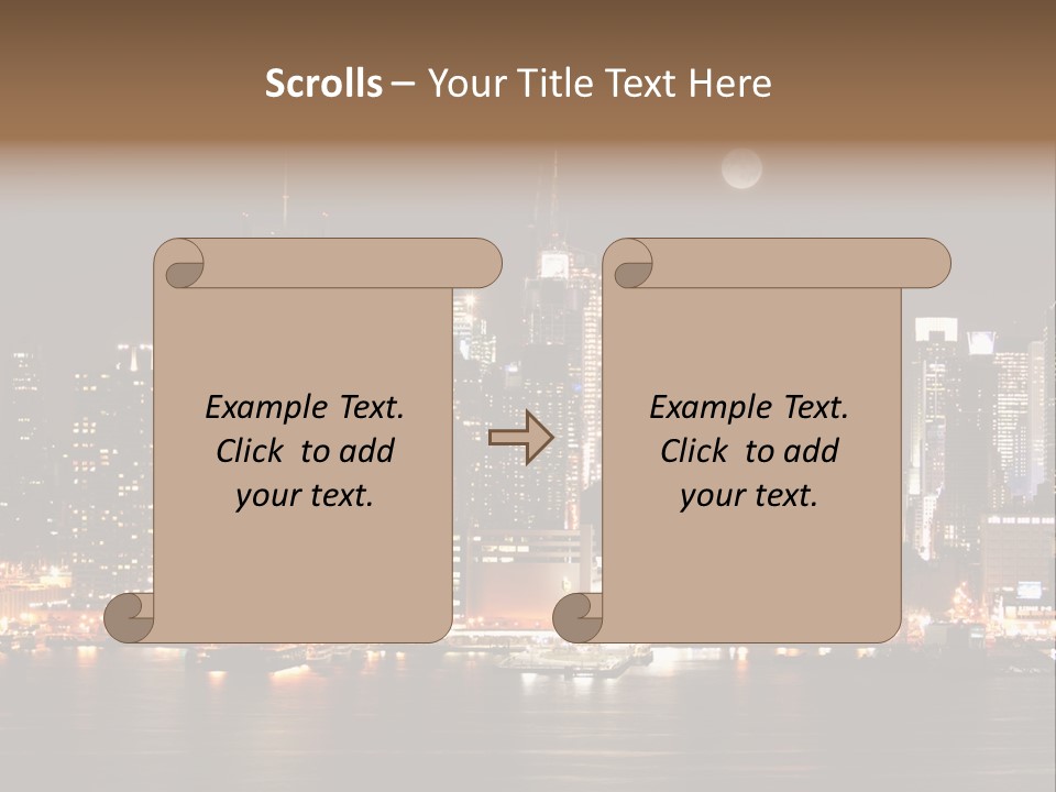 Square York Cloud PowerPoint Template