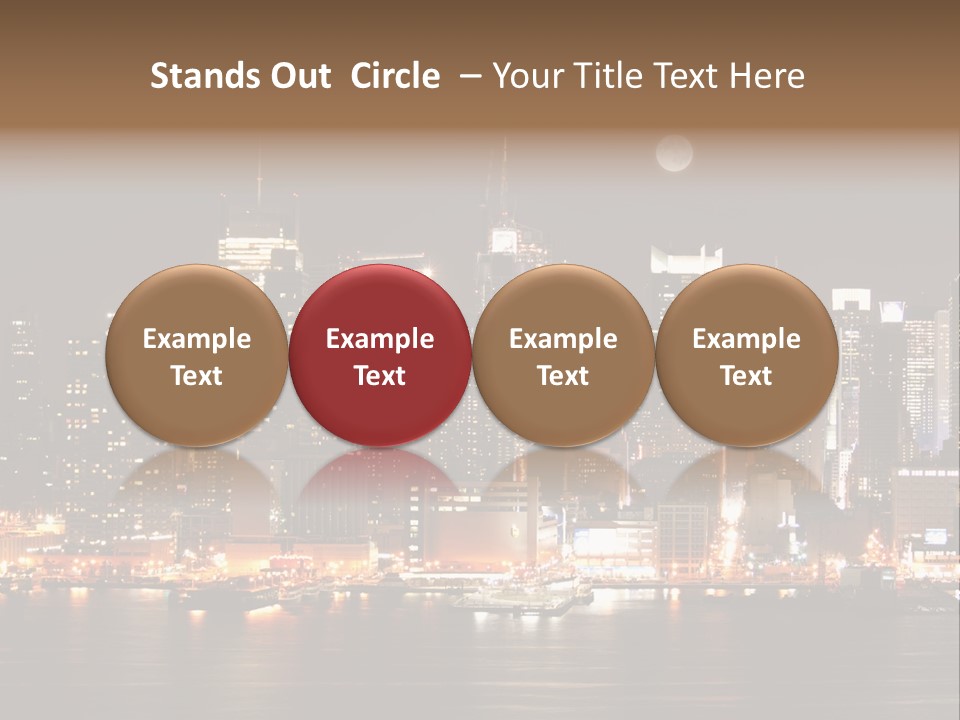 Square York Cloud PowerPoint Template