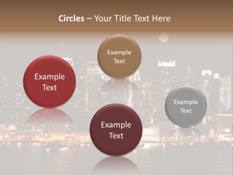 Square York Cloud PowerPoint Template