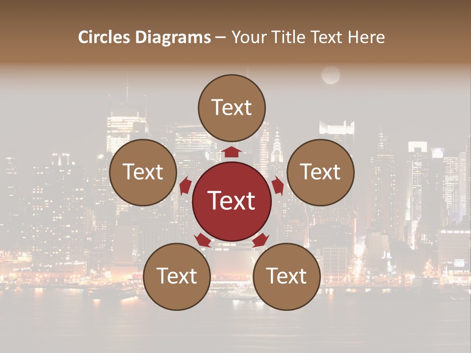 Square York Cloud PowerPoint Template