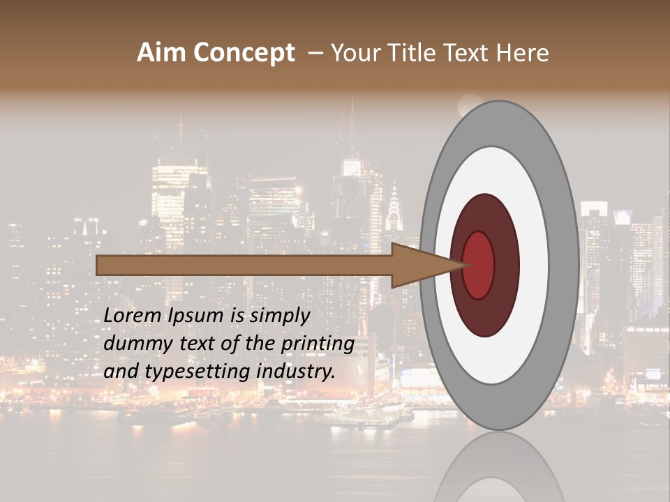 Square York Cloud PowerPoint Template