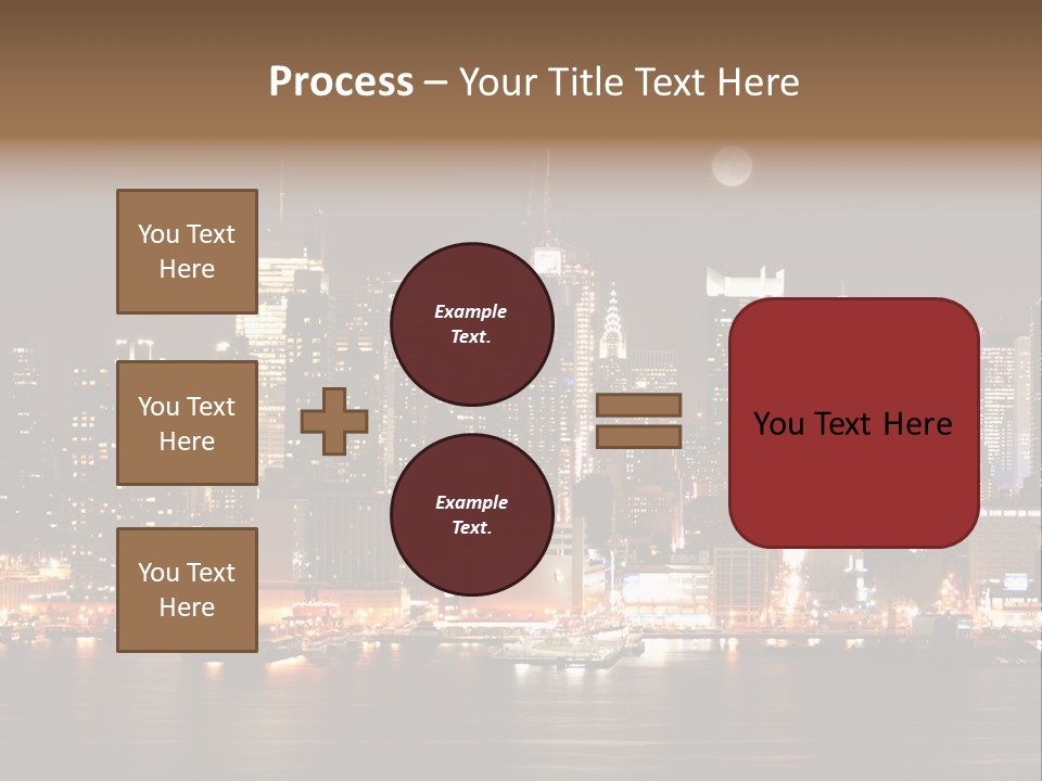 Square York Cloud PowerPoint Template
