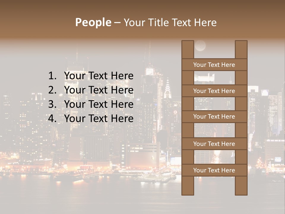 Square York Cloud PowerPoint Template