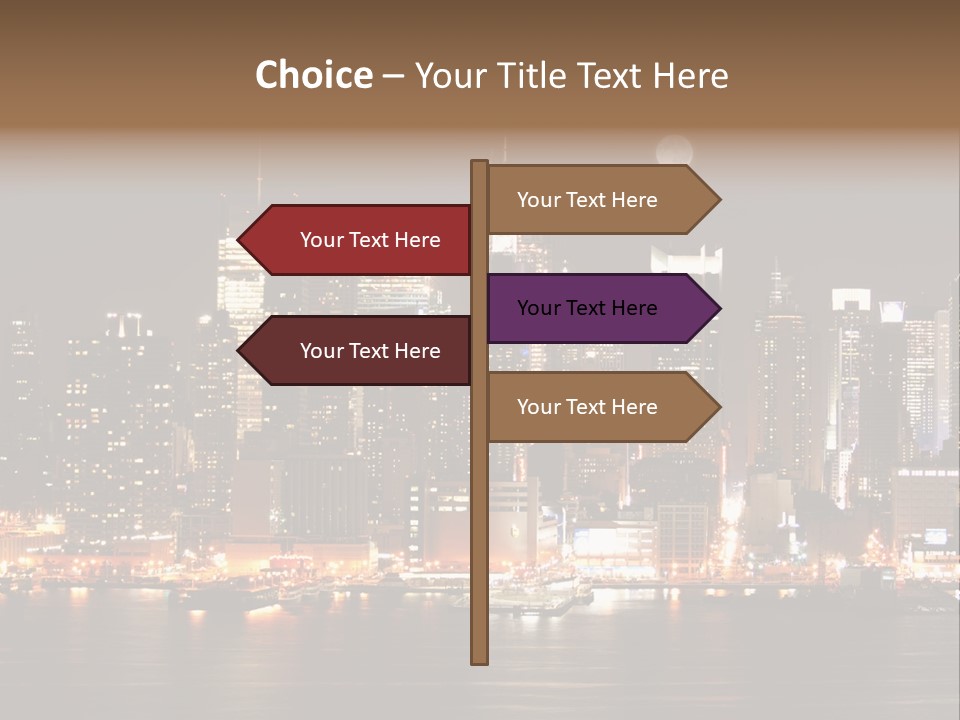 Square York Cloud PowerPoint Template